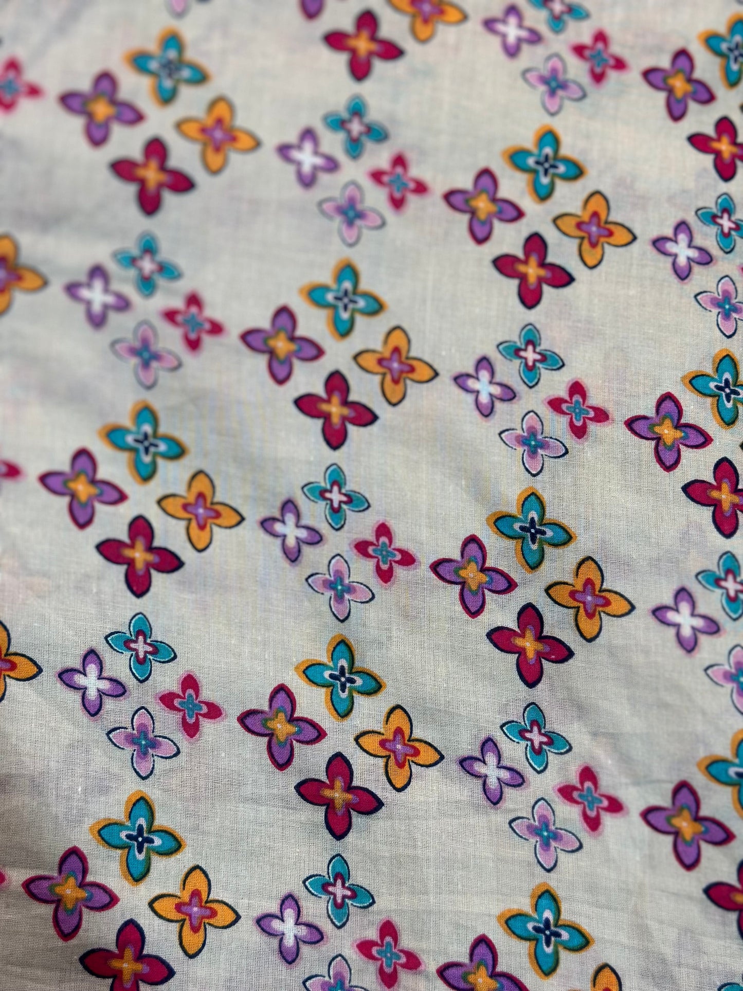 Floral Printed Namaz Chador – Soft & Breathable Fabric