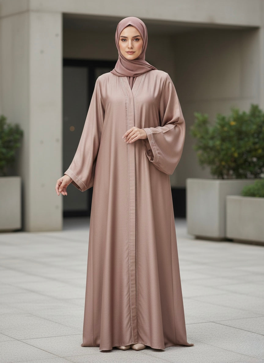 Premium Satin Abaya - Razia Hijab
