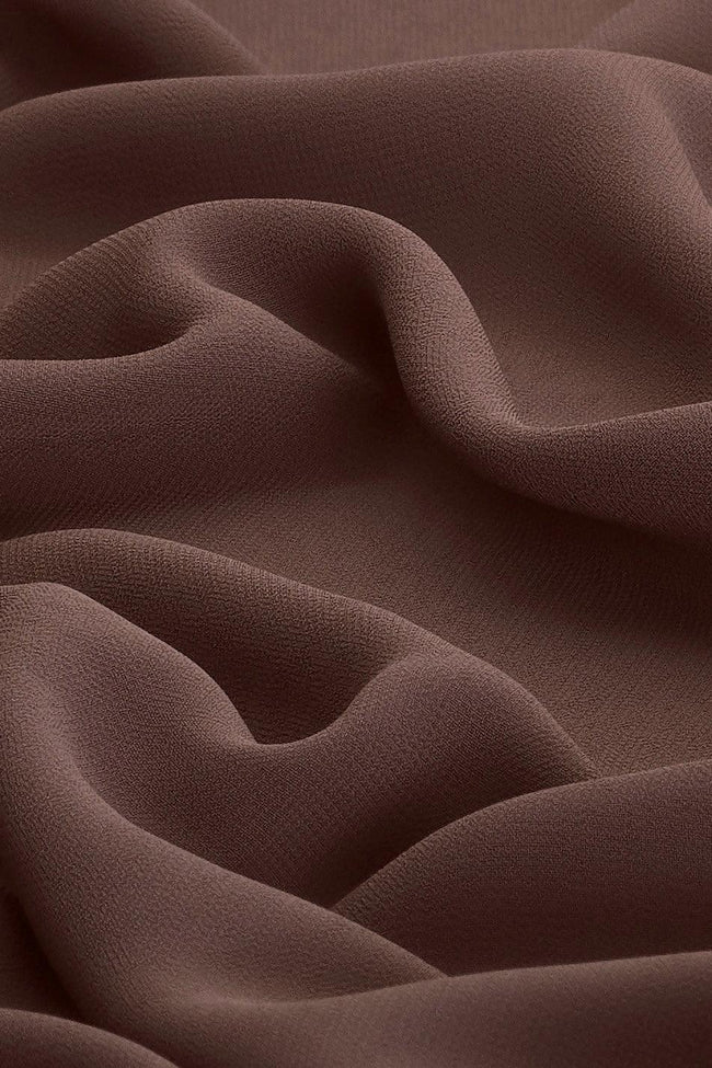 Everyday Chiffon Hijab - Cocoa Main Image