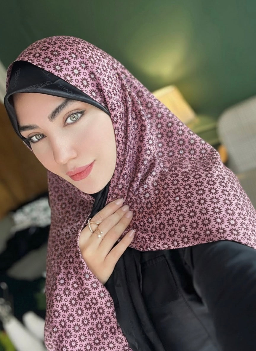 Premium Printed Irani Chador – Soft Linen fabric | Elegant Full Coverage Hijab - Razia Hijab