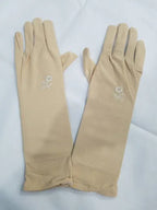 Elegant Full-Length Modest Gloves – Set of 3 (Beige, Black, White) - Razia Hijab