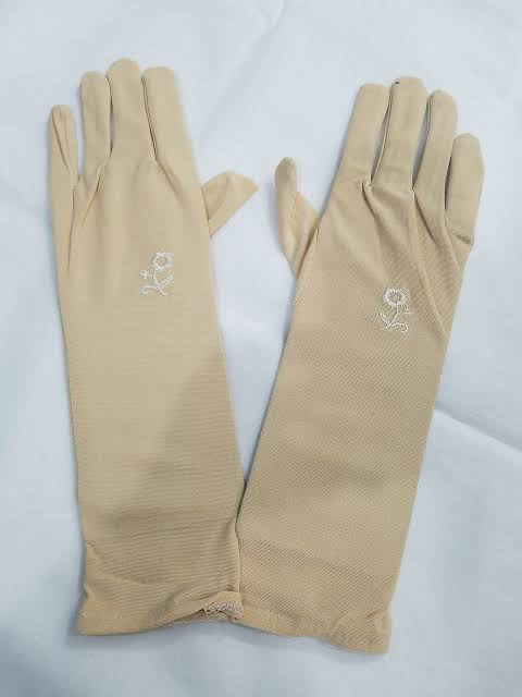 Elegant Full-Length Modest Gloves – Set of 3 (Beige, Black, White)