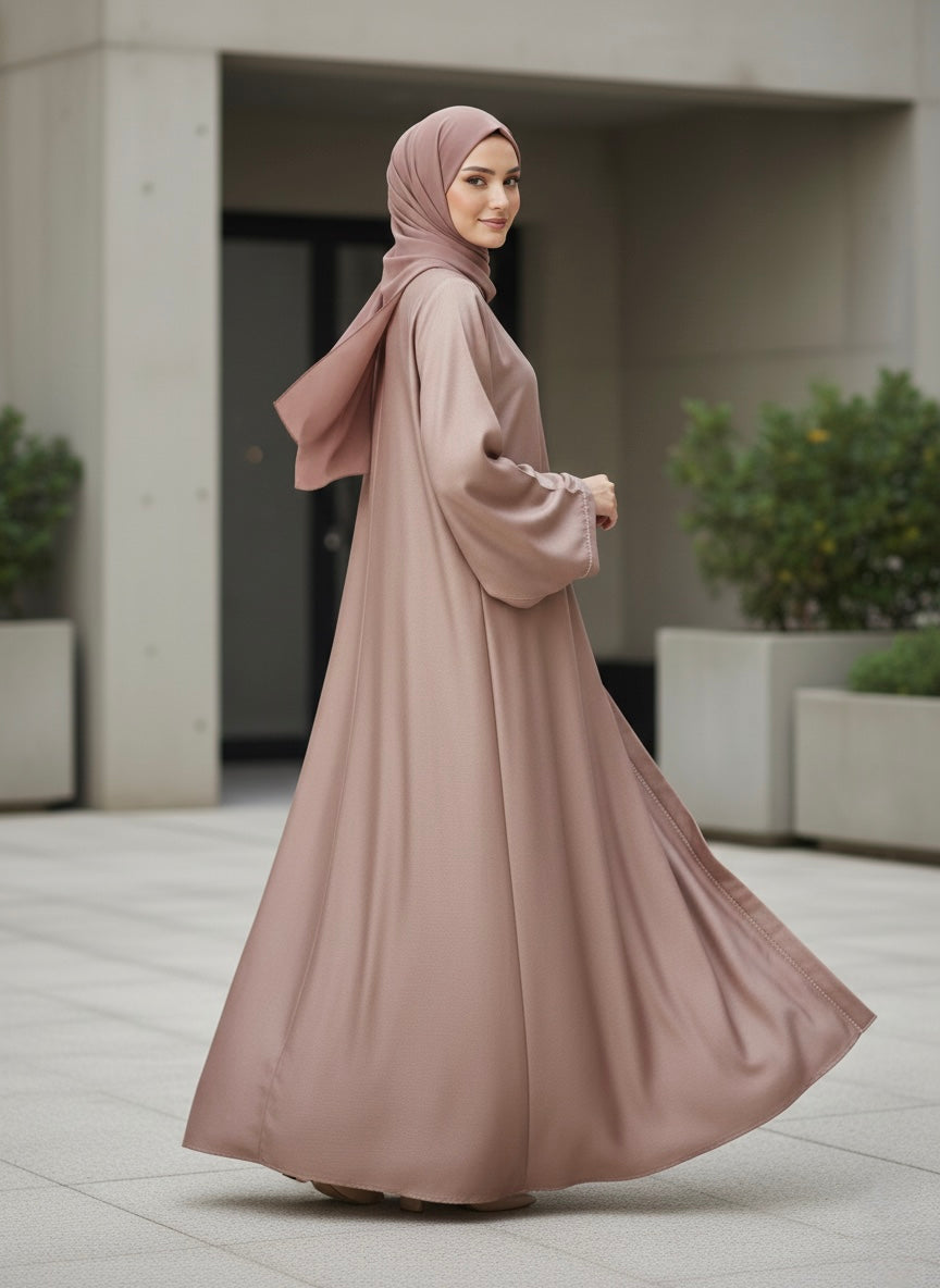Premium Satin Abaya - Razia Hijab