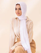 Turkish Slubs - White - Razia Hijab