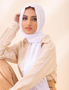Turkish Slubs - White - Razia Hijab