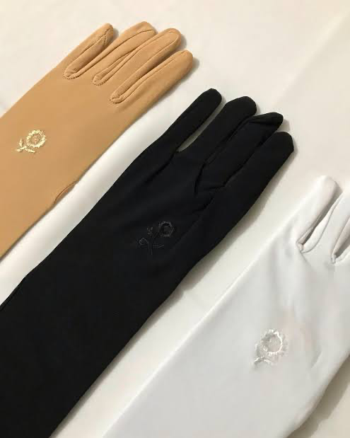 Elegant Full-Length Modest Gloves – Set of 3 (Beige, Black, White)