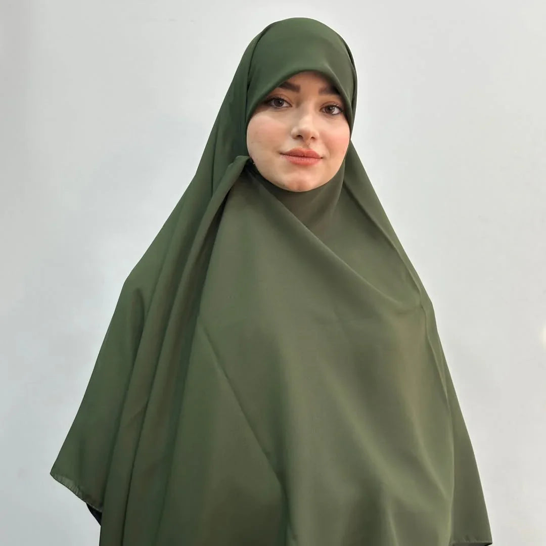 Set of 5 Irani Square Scarves – Georgette Fabric Large Size - Razia Hijab