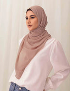 Chiffon Bubble - Blush - Razia Hijab