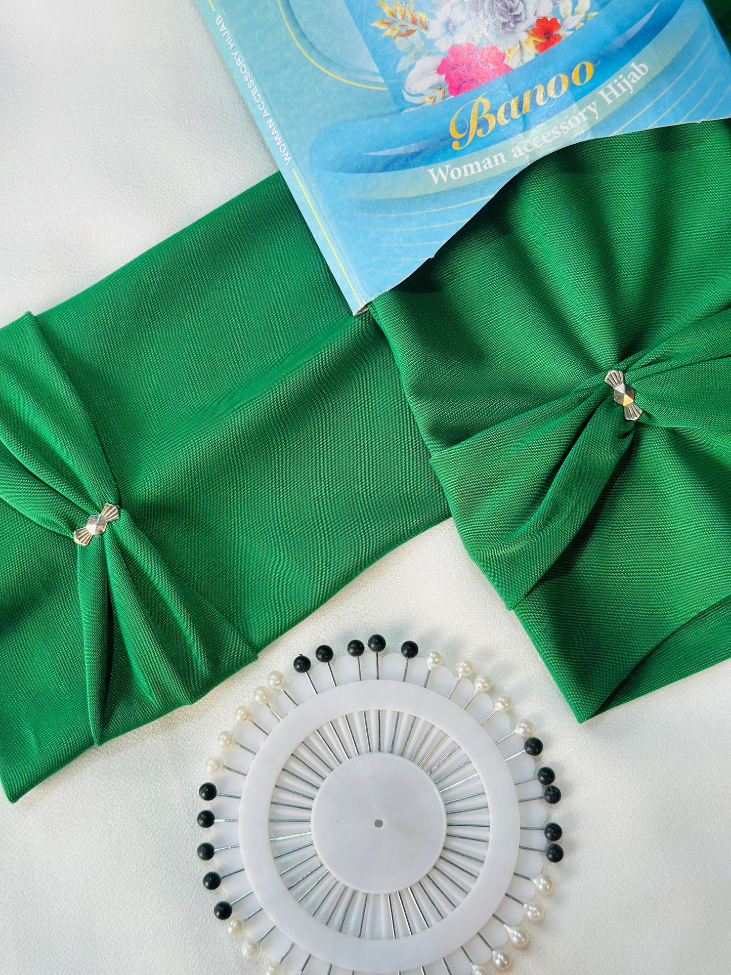 Elegant Green Iranian Cotton Jersey Sleeves