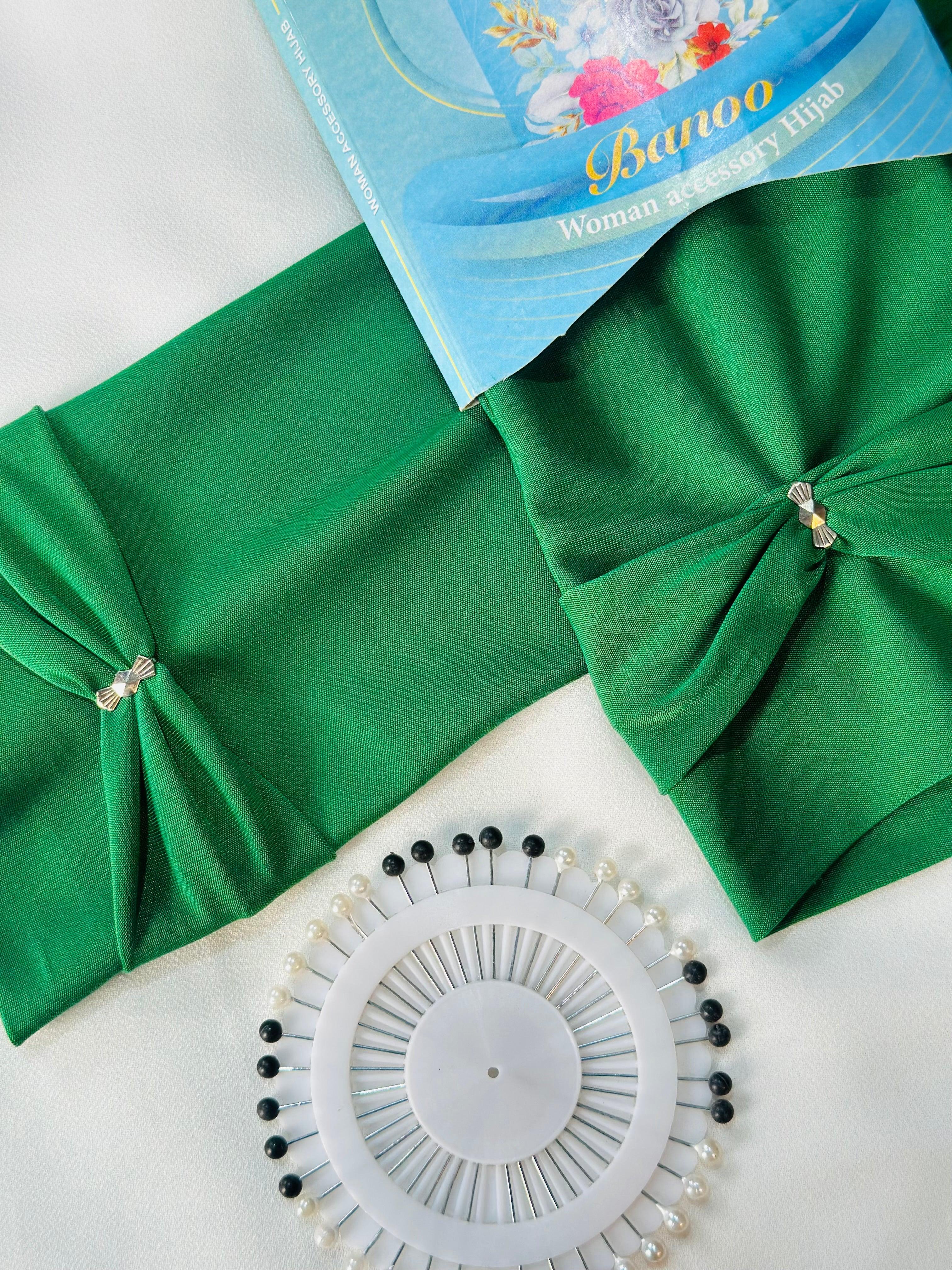 Elegant Green Iranian Cotton Jersey Sleeves - Razia Hijab