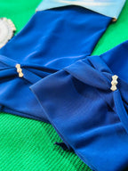 Royal Blue Iranian Cotton Jersey Sleeves - Razia Hijab