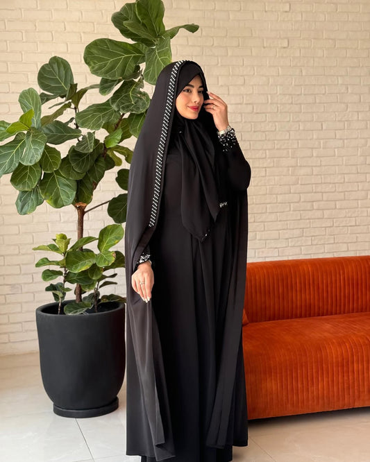 BLACK PEARL HANDWORK CHADOR