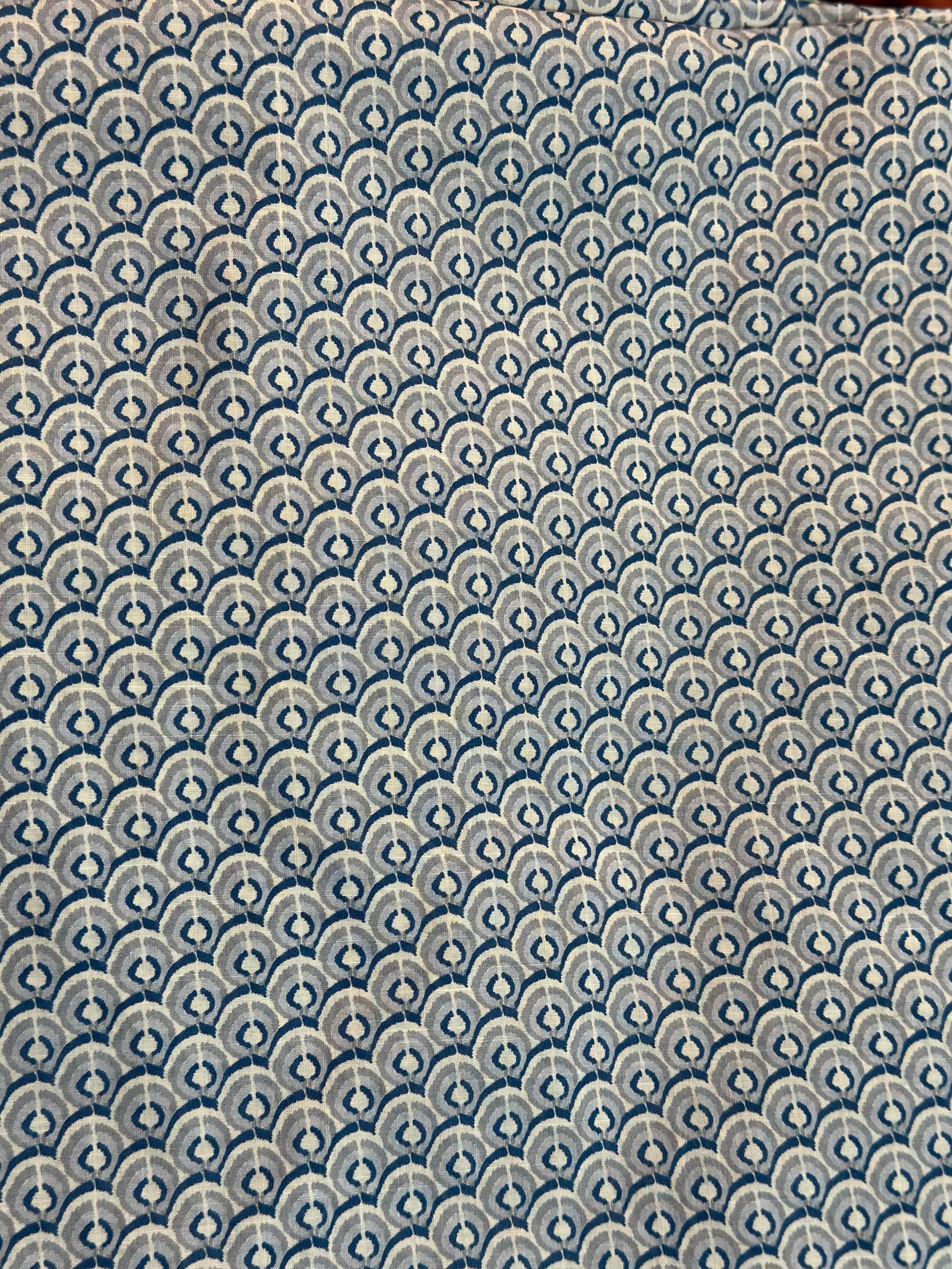 Blue Printed Namaz Chador – Soft & Comfortable Prayer Wear - Razia Hijab