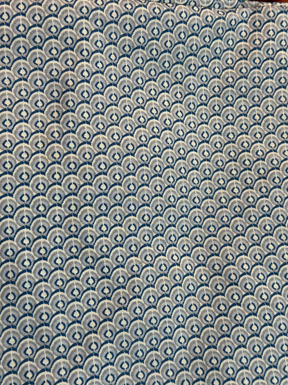 Blue Printed Namaz Chador – Soft & Comfortable Prayer Wear