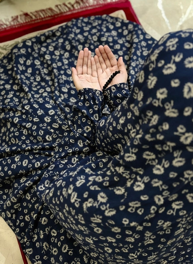 Printed Namaz Chaddar (New 326) - Razia Hijab Hover Image