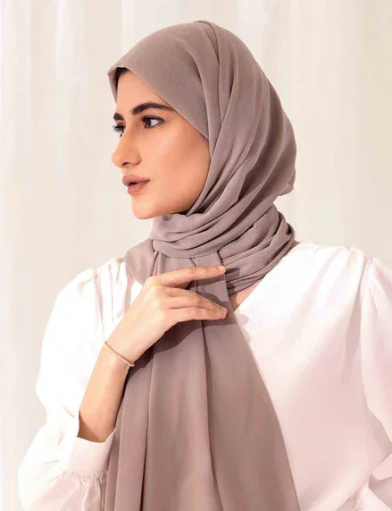 Chiffon Bubble - Chestnut - Razia Hijab
