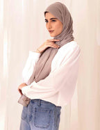 Chiffon Bubble - Chestnut - Razia Hijab