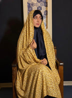 Premium Printed Irani Chador – Soft Linen fabric | Elegant Full Coverage Hijab - Razia Hijab