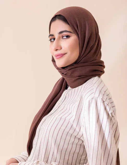Turkish Slubs - Chocolate - Razia Hijab