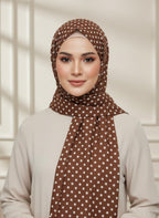 Classic Polka Dot Lawn Hijab - Razia Hijab