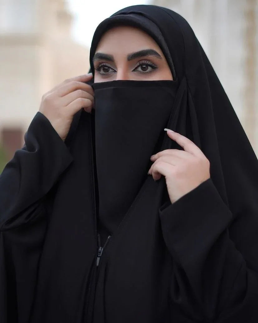 ELEGANT IRANI ZIP ABAYA - Razia Hijab
