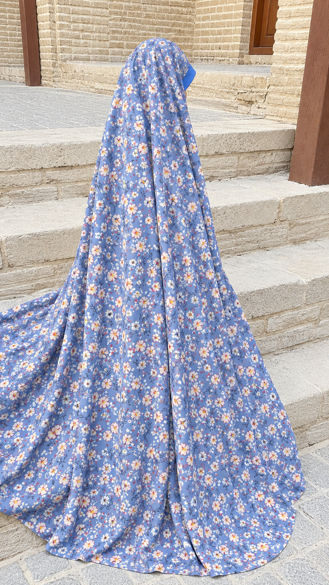 Printed Irani Chador – Soft Linen, Wrinkle-Free & Full Coverage Hover Image