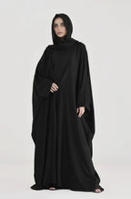 Luxe Layer Farasha Cut Abaya - Black