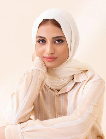 Turkish Slubs - Offwhite - Razia Hijab