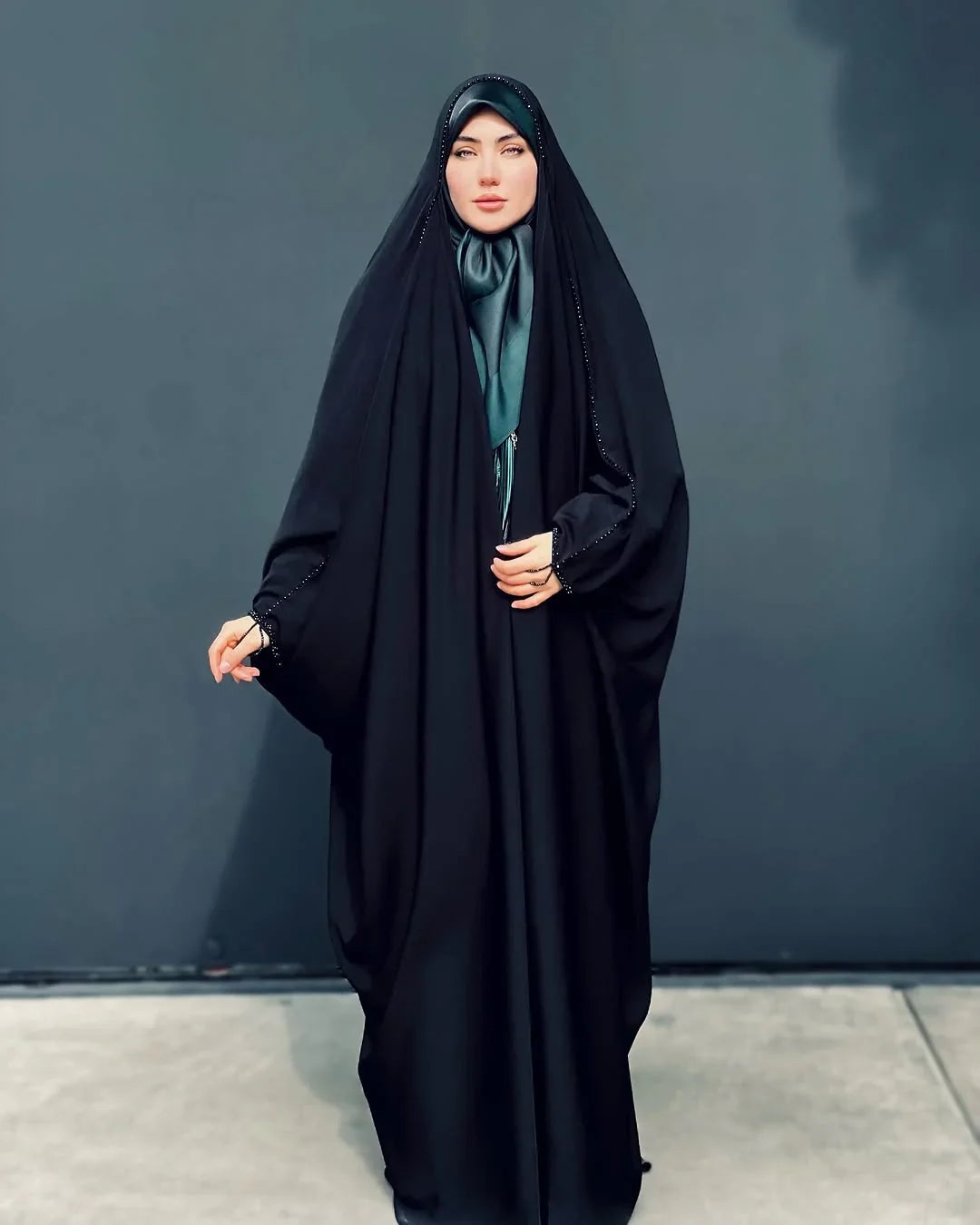 Irani Beaded abaya - Razia Hijab