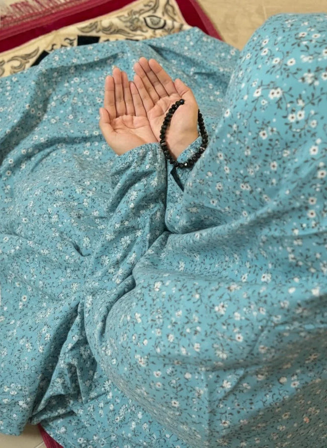 Printed Namaz Chaddar (New 324) - Razia Hijab Hover Image