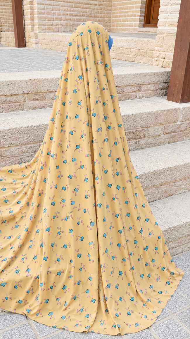Printed Irani Chador – Soft Linen, Wrinkle-Free & Full Coverage Hover Image
