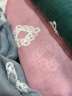 Hand Embroidered Lawn Stoller - Razia Hijab