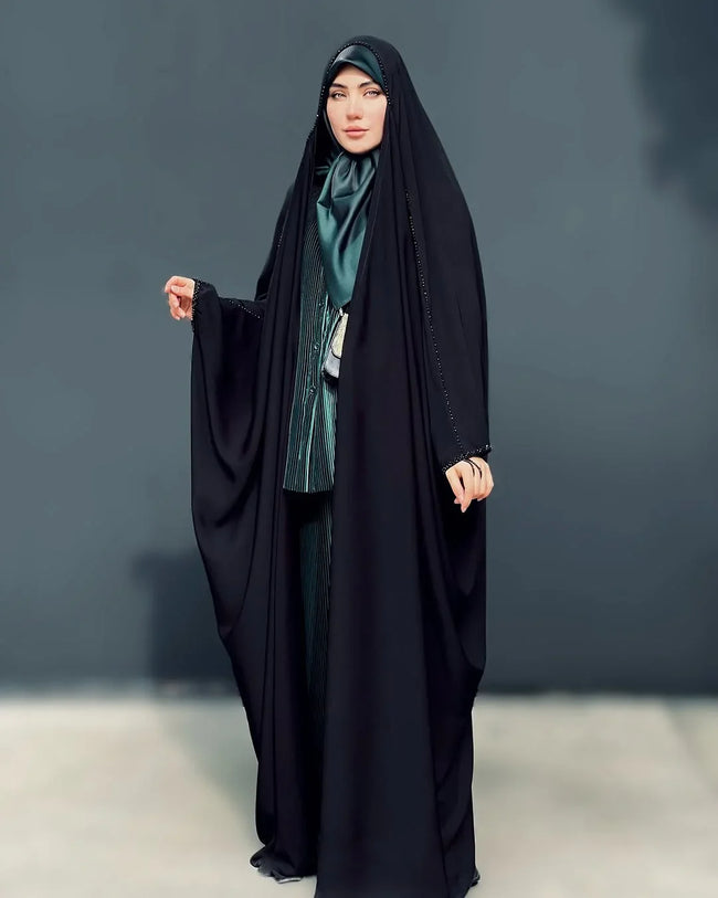 Irani Beaded abaya - Razia Hijab Hover Image