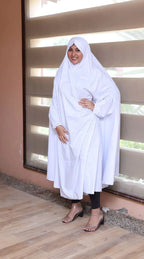 White Ahram for Hajj and Umrah - Razia Hijab