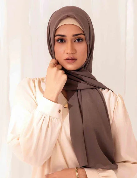 Chiffon Bubble - Espresso - Razia Hijab
