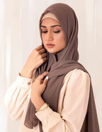 Chiffon Bubble - Espresso - Razia Hijab