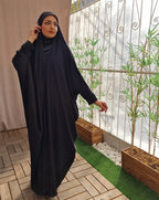 Iraqi abaya stonework detailing - Razia Hijab