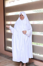 White Ahram for Hajj and Umrah - Razia Hijab