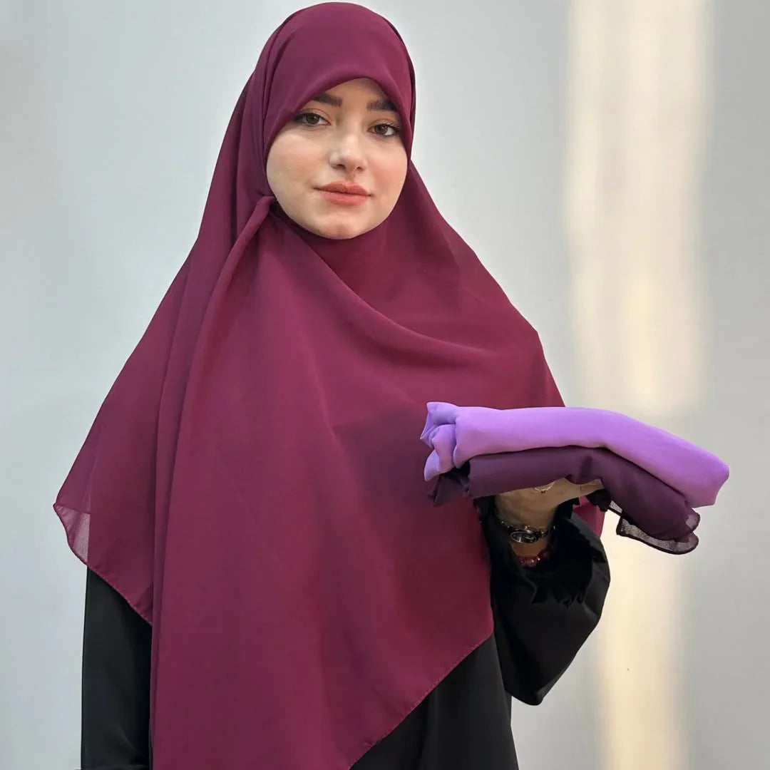 Set of 7 Irani Square Scarves – Shocking Colors - Razia Hijab