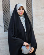Elegant Irani Abaya with Dori Style Sleeves - Razia Hijab
