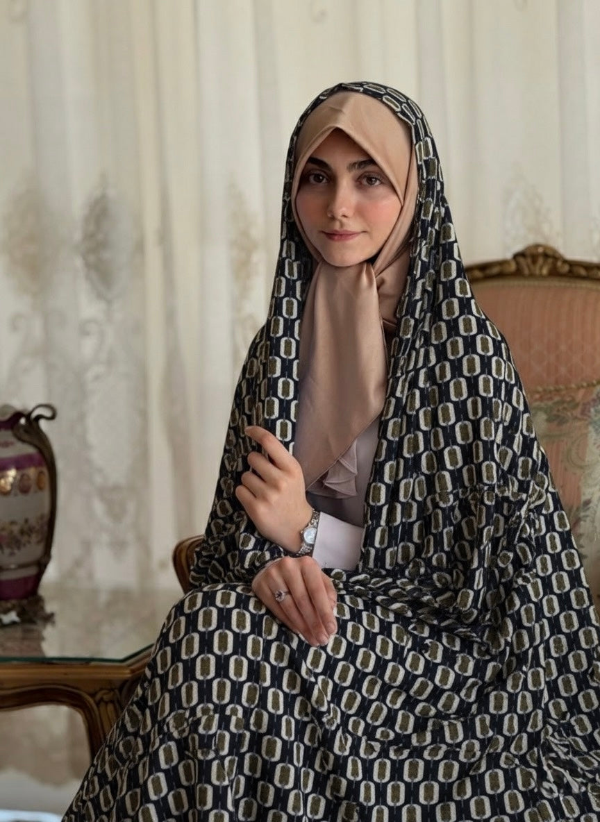 Premium Printed Iranian Linen Chador - Razia Hijab