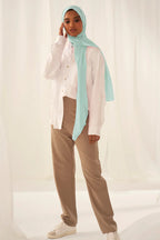 Everyday Chiffon Hijab - Pale Mint - Razia Hijab