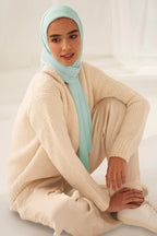 Everyday Chiffon Hijab - Pale Mint - Razia Hijab