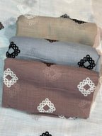 Hand Embroidered Lawn Stoller - Razia Hijab