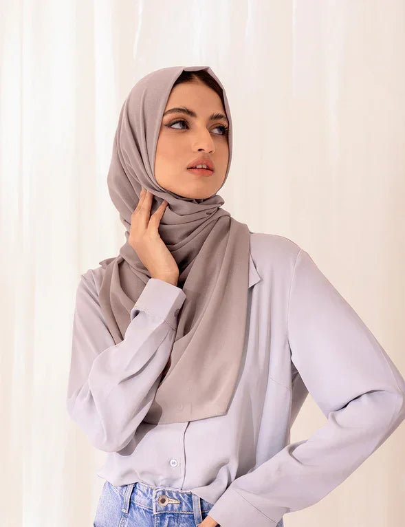 Chiffon Bubble - Mocha - Razia Hijab