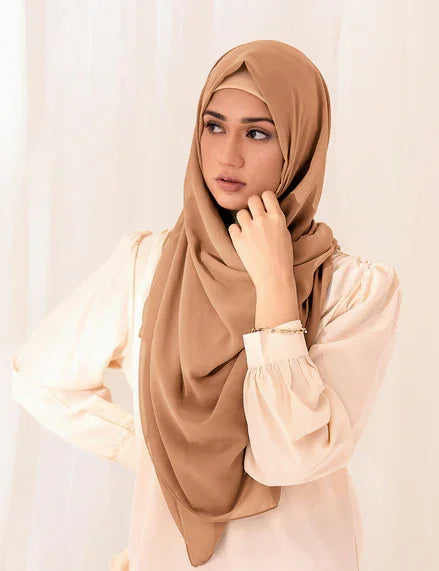 Chiffon Bubble - Ginger - Razia Hijab