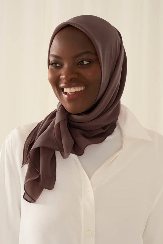 Everyday Chiffon Hijab - Cocoa