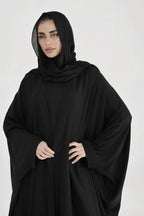 Luxe Layer Farasha Cut Abaya - Black
