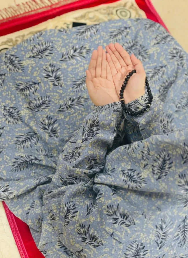 Printed Namaz Chaddar (New 318) - Razia Hijab Hover Image
