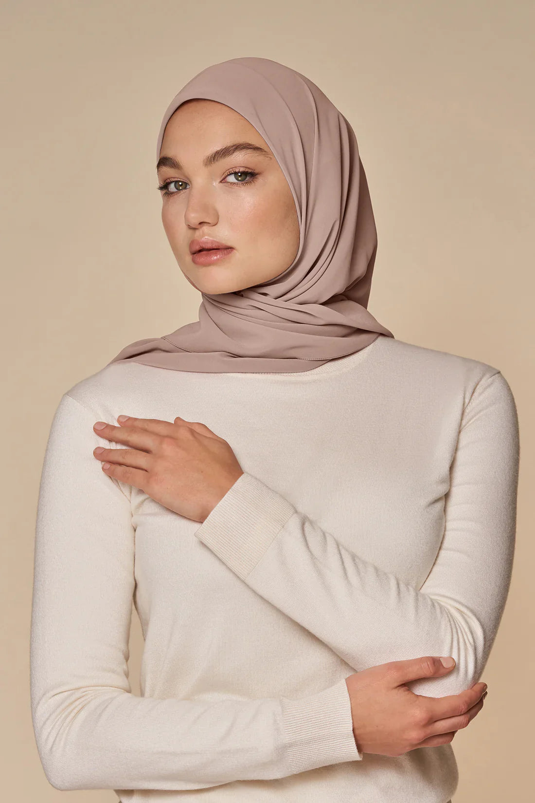 Everyday Chiffon Hijab - Dusty Mauve
